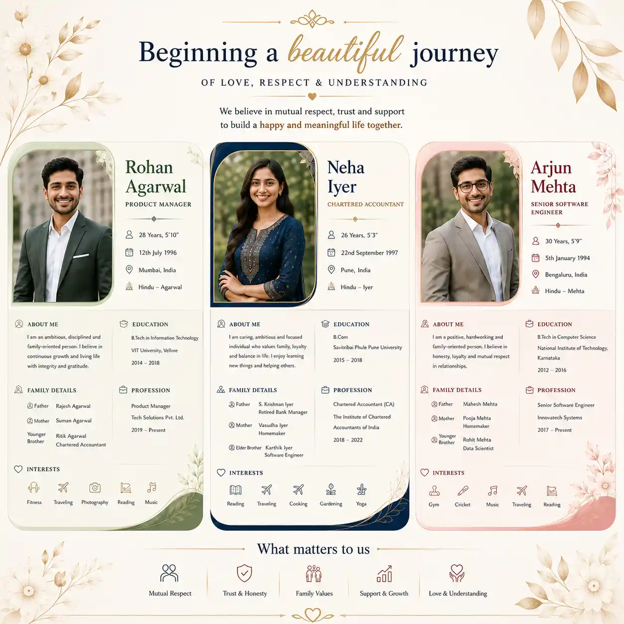Digital Biodata — where connections begin and forever stories are written